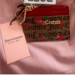 Juicy Cherry Cardholder in brown